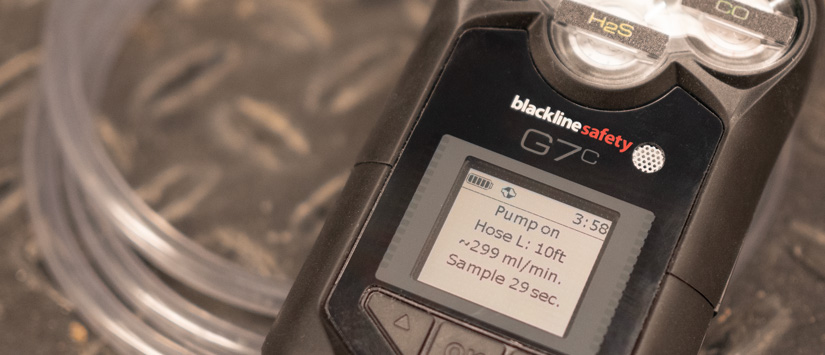 G7-gasdetectie voor het debiet bij het betreden van besloten ruimtes