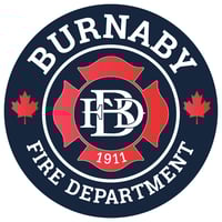 Logo van de brandweer van Burnaby