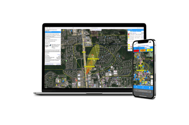Volg en voorspel de omvang, snelheid en richting van een pluim in realtime.