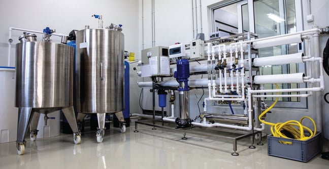 Ketelruimte met gasgevaar en besloten ruimtes waarvoor een gasdetector nodig is voor de veiligheid