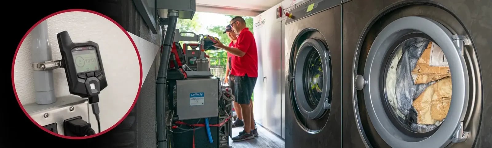 Redline Gear Cleaning gebruikt de G6-gasdetector op een unieke manier om propaantanks te controleren.
