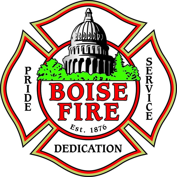 Logo van de brandweer van Boise