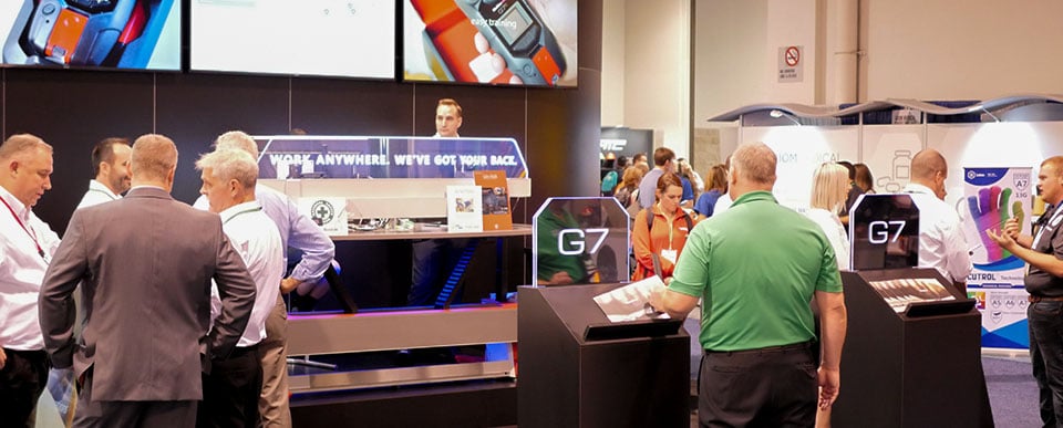 Blackline Safety demonstreerde G7 live aan deelnemers van het NSC Congress and Expo