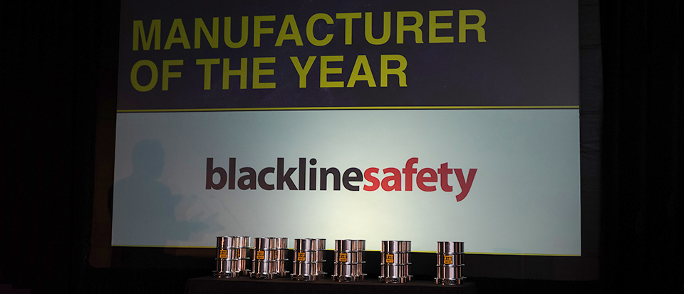 Blackline Safety is uitgeroepen tot Fabrikant van het Jaar tijdens de Oil & Gas Awards 2018