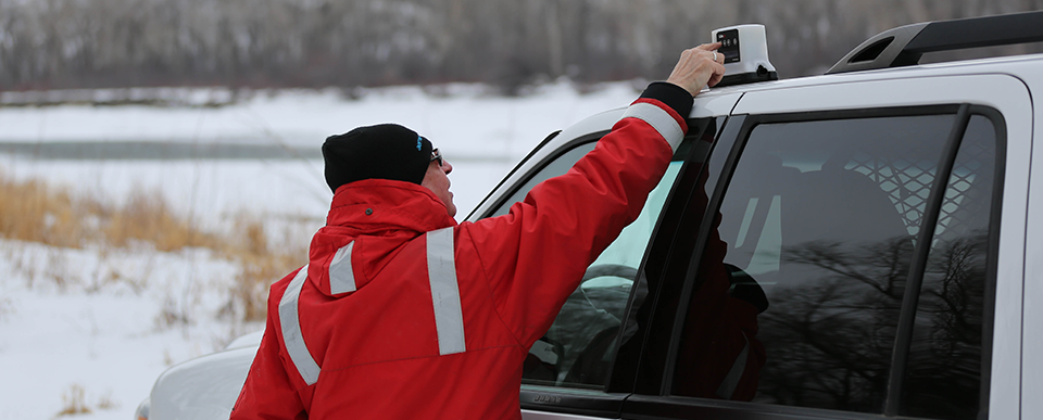 Blogafbeeldingen - milieuwerker op afstand